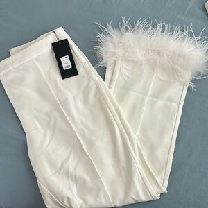 Fashion Nova Feathered Pants